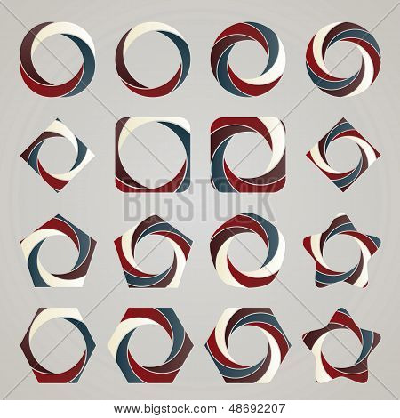 Abstrakt Design-Elemente,