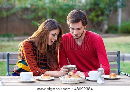 Young Couple Having Coffee