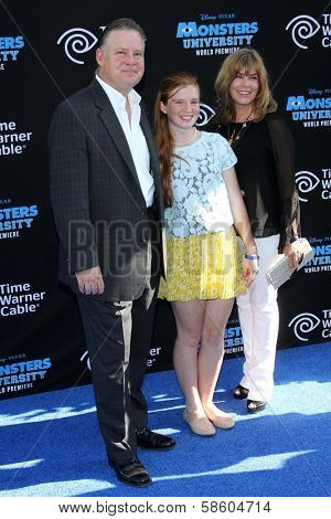 Joel Murray and family at the 