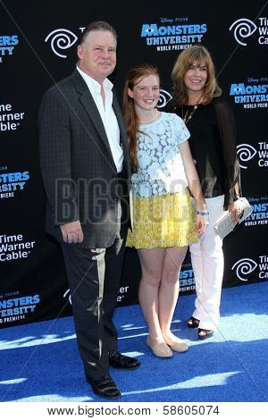 Joel Murray and family at the 