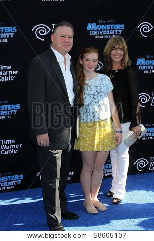 Joel Murray and family at the 