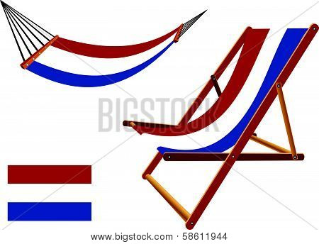 Netherlands Hammock And Deck Chair Set