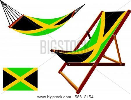 Jamaica Hammock And Deck Chair Set