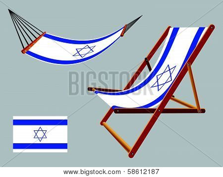 Israel Hammock And Deck Chair Set