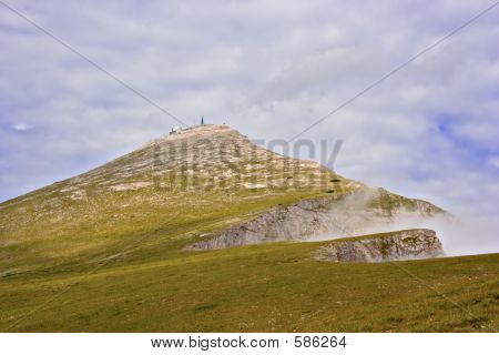Vrchol hory Solunska Glava, Makedonie