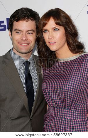 Bill Hader and Maggie Carey at 