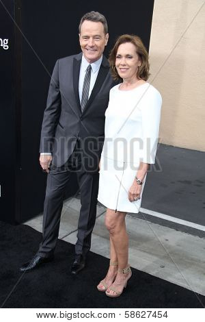 Robin Dearden and Bryan Cranston at the 