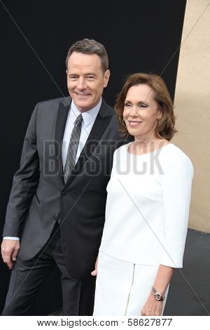Robin Dearden and Bryan Cranston at the 