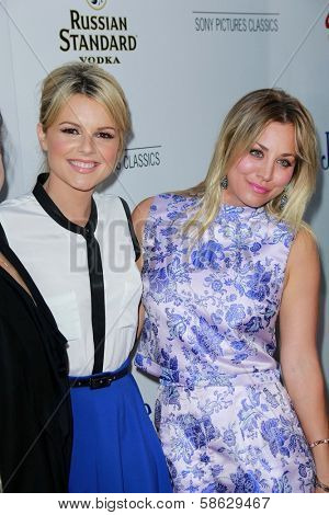 Ali Fedotowsky and Kaley Cuoco at the 
