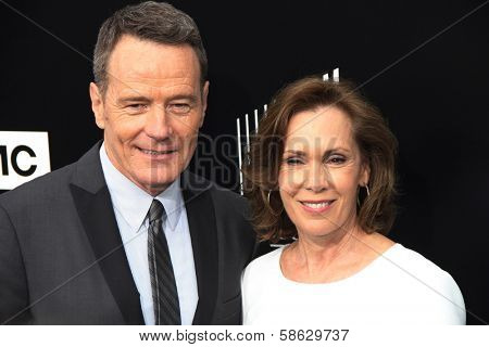 Robin Dearden and Bryan Cranston at the 