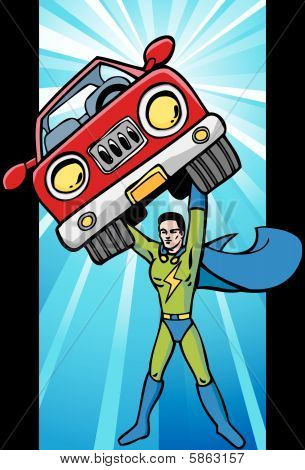 Супергероя автомобиль