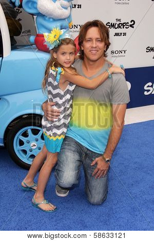 Dannielynn Birkhead and Larry Birkhead at the 