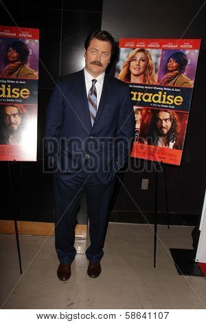 Nick Offerman at the DirecTV Premiere of 