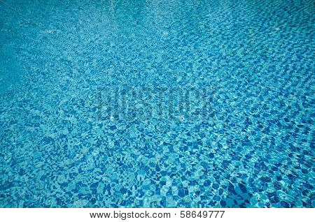 Close-up Texture Background Of Swimming Pool