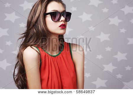 Portrait of a beautiful woman