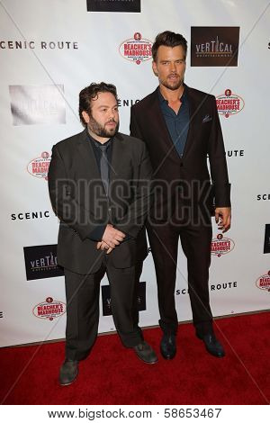 Dan Folger and Josh Duhamel at the 