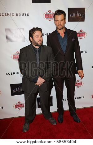 Dan Folger and Josh Duhamel at the 