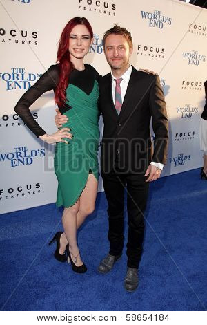 Chloe Dykstra and Chris Hardwick at 
