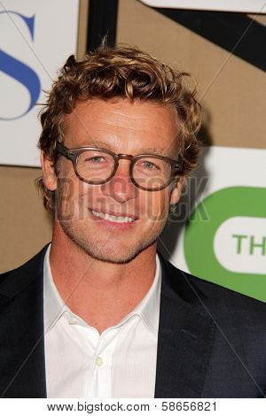 Simon Baker at the CBS, Showtime, CW 2013 TCA Summer Stars Party, Beverly Hilton Hotel, Beverly Hills, CA 07-29-13