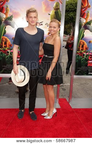 Cody Simpson and Ali Simpson at the 