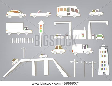 Busy roads, junctions and bridges 