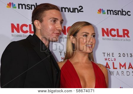 Daryl Sabara and Alexa Vega at the 2013 NCLR ALMA Awards Press Room, Pasadena Civic Auditorium, Pasadena, CA 09-27-13