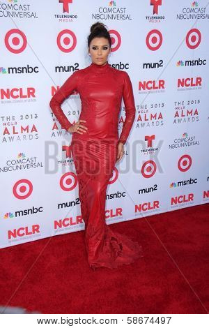 Eva Longoria at the 2013 NCLR ALMA Awards Arrivals, Pasadena Civic Auditorium, Pasadena, CA 09-27-13