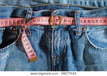 Jeans And Centimeter