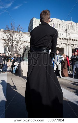 People Of 501St Legion Take Part In The Star Wars Parade In Milan, Italy