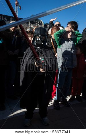 People Of 501St Legion Take Part In The Star Wars Parade In Milan, Italy