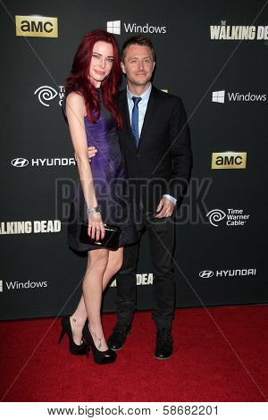 Chloe Dykstra and Chris Hardwick at 