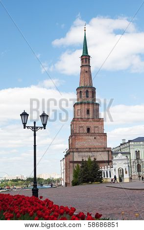 Soyembika Tower in Kazan Kremlin