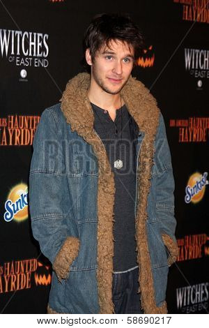 Devon Werkheiser at the 8th Annual LA Haunted Hayride Premiere Night, Griffith Park, Los Angeles, CA 10-10-13