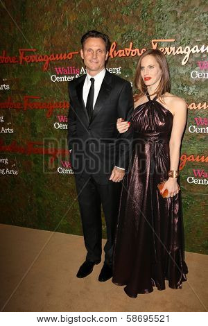 Liz Goldwyn and Tony Goldwyn at the Wallis Annenberg Center For The Performing Arts Inaugural Gala, Wallis Annenberg Center For The Performing Arts, Beverly Hills, CA 10-17-13