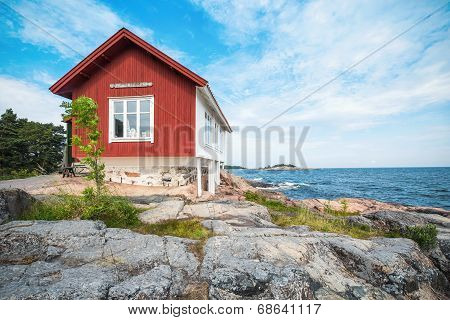 Albert Engstroms Seaside Cabin With The Sea And Coast