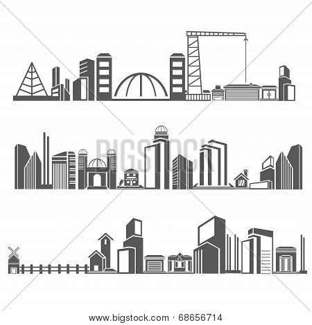 skyscraper, city skyline