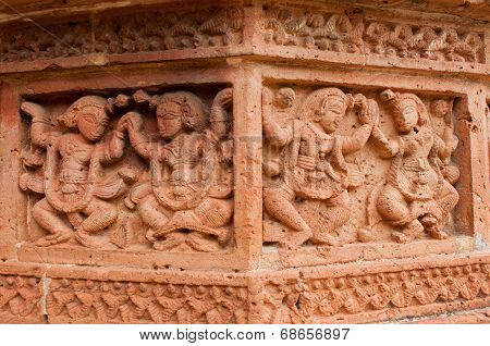 Figurines Made Of Terracotta, Bishnupur , India