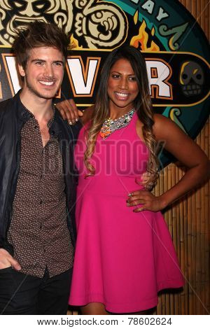 LOS ANGELES - DEC 17:  Joey Graceffa, Natalie Anderson at the 