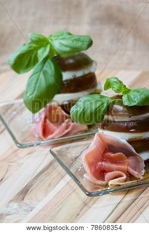 Fresh Mozzarella And Tomato Stack