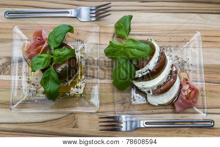 Fresh Mozzarella And Tomato Stack