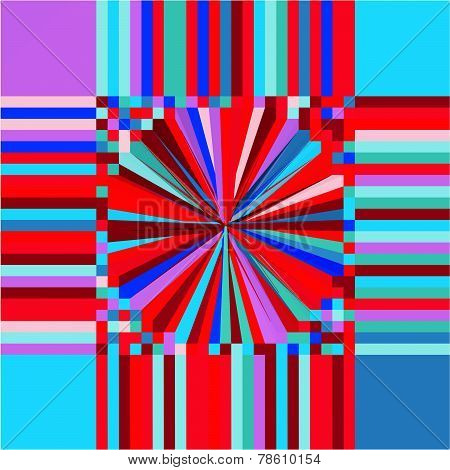 Vintage Hipster Geometric Pattern Background Vector