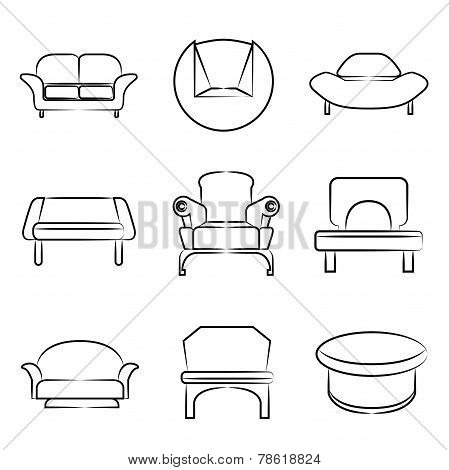 sofa icons