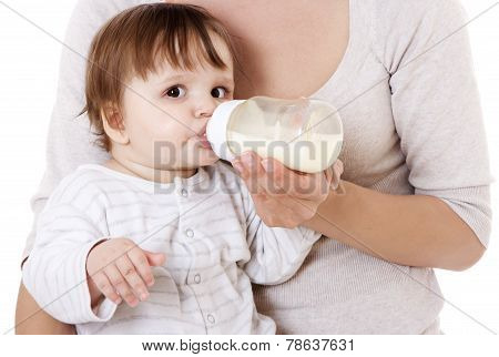 Mother Feeding Newborn Baby