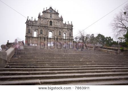 Catedral de Saint Paul en Macao (iglesia de Sao Paulo)