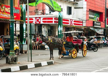 Malioboro, Main Street In Yogjakarta
