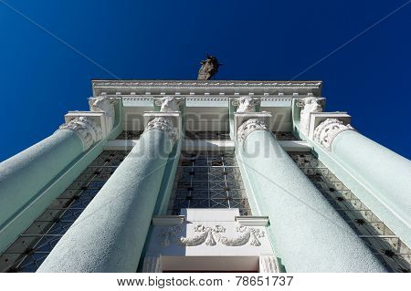 Architectural classic columns