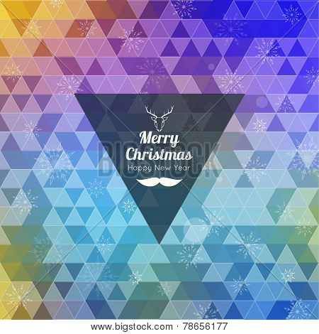 Modern winter abstract background