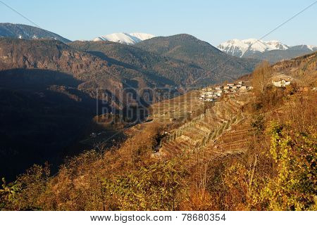 Valley di Cembra in Trentino, Italy