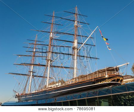 View Of The Cutty Sark In London