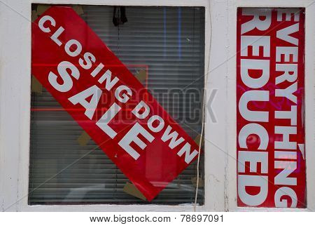 closing down sale